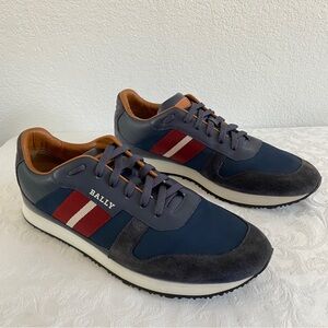 Bally navy sneaker